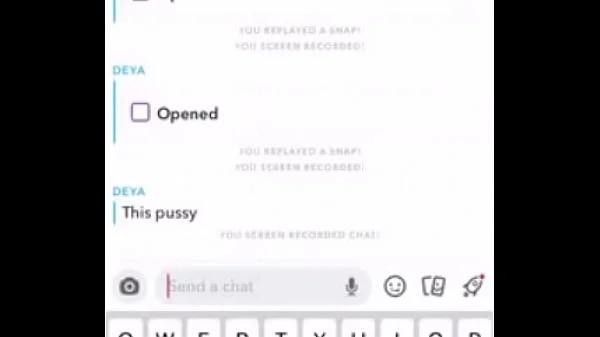 Teen Latina slut snapchats a video of her pussy for me