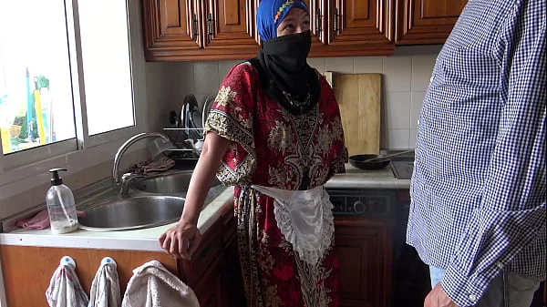 I shocked this muslim cleaning maid by telling her to clean my asshole!!!