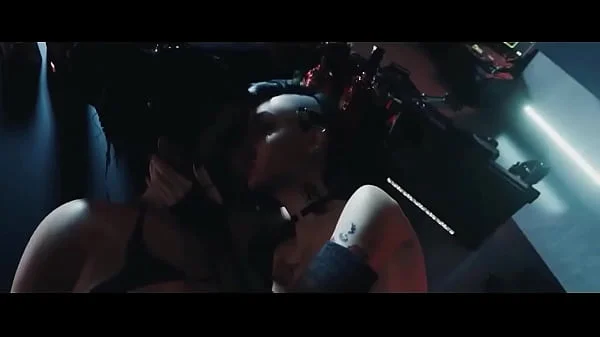 Cyberpunk threesome POV sex with MILFs