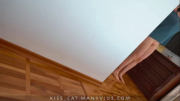 DAY 4 - Step mom share bed in hotel room with Step son - Surprise fuck creampie for Step mother!