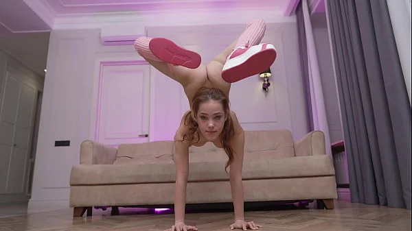 Double ANAL with a flexible fit gymnast