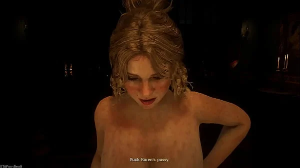RDR2 Porn - Karen riding Arthur's dick