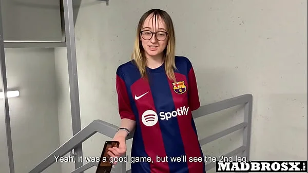 A Barcelona Supporter Fucked By PSG Fans in The Corridors Of The Football Stadium !!!