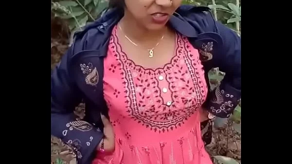 Mangal in the jungle, she made her pussy red after fucking her stepsis in clear audio Voice