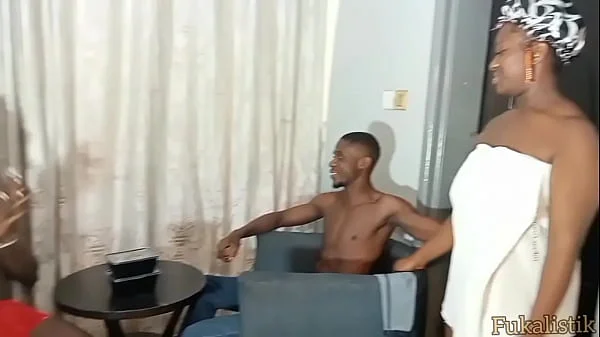 Pervert BBW housewife fucks family visitor