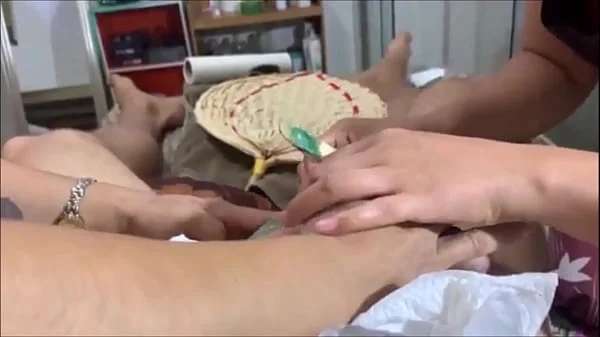 Falangmann 4 Hand Massage and Fucked - MrHappyEndings dot com for More Videos