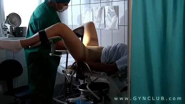 Orgasm on gyno chair