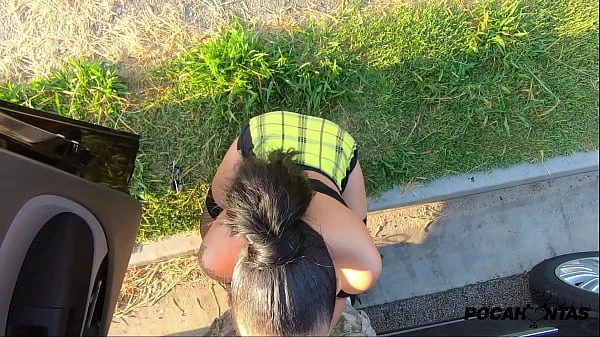 Pocahontas fazendo sexo ANAL na rua! (SEM CAMISINHA)  Anal sex at streets with horny brunette Pocahontas (BAREBACKED)