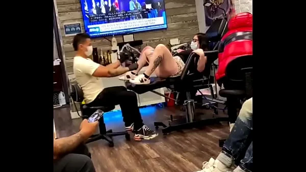 Tattoo Pussy with squirt