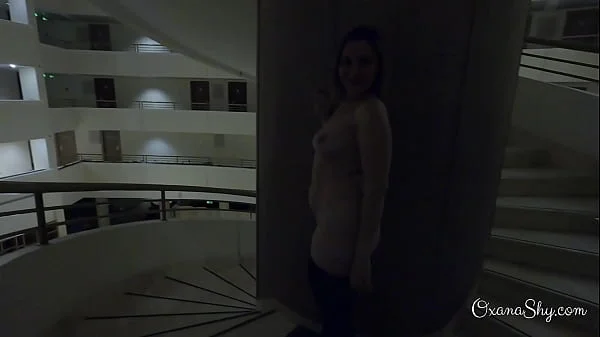 Caught naked in the hotel hallway