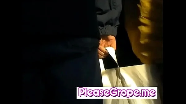 Marina Visconti lets strangers groping her on the Bus !