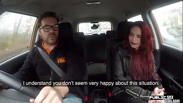 Redhead brit publicly fucks dring instructor