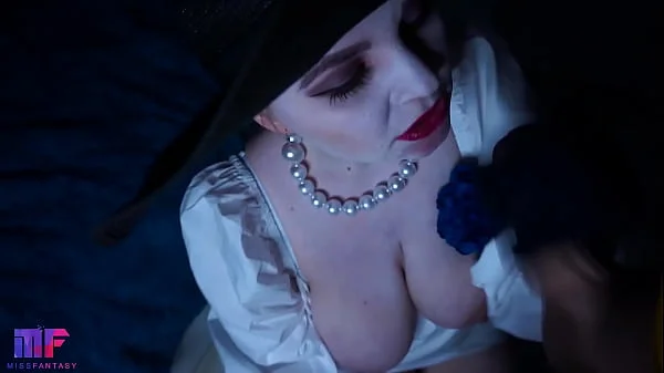 Lady Dimitrescu will fuck you. Cosplay. Resident Evil Village.