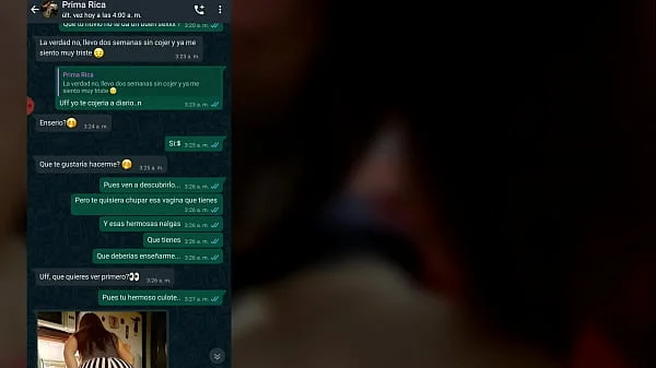 Chat De Whatsapp Con Mi Prima Se pone Caliente Por La Noche