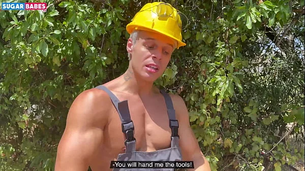 Constructor Guy from Albania fuck me in Greece : SUGARBABESTV