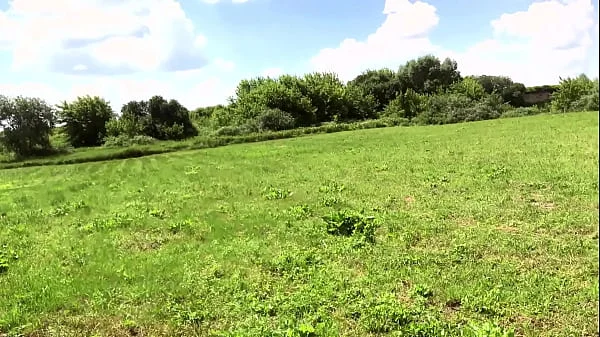 Ride bicycles to nature and I fucked her doggy style