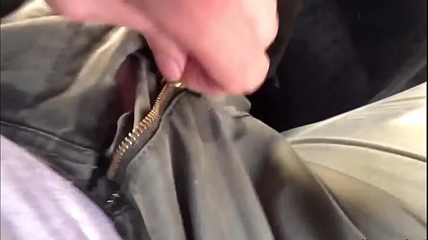 Brunette Public Blowjob and Cum in Mouth in Public Transport