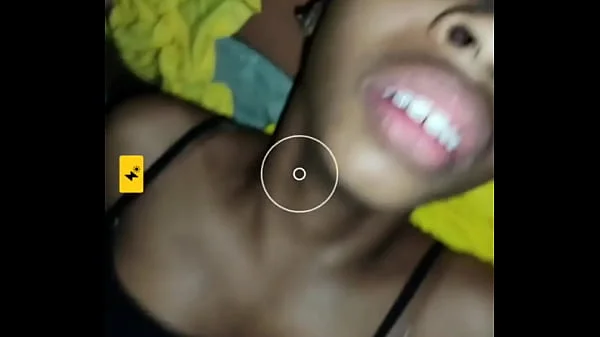 Ebony teen screaming from 12inch