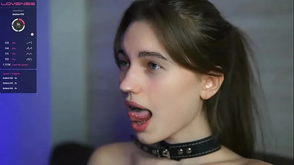 perfect face and tongue for cum