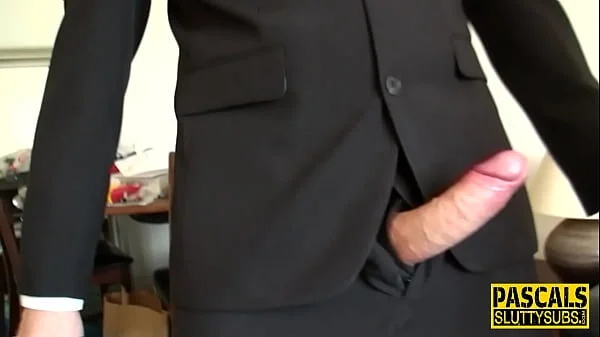 Fat bdsm whore sucking and throating
