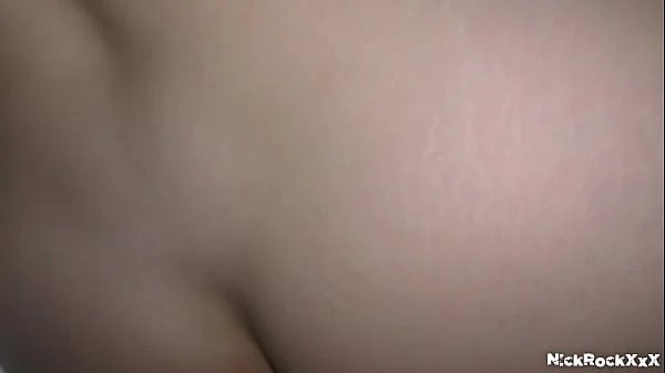 Little teen with big ass and huge boobs jumps on her wet bеd