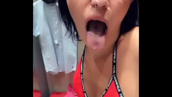 Public Sex in Shop - Hot Brunette gets Facial in Fitting Room! / Kisscat.xyz