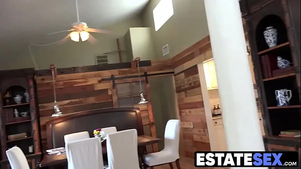 Sex Addict Tenant With Big Tits Fucks Landlord W/ Angela White - EstateSex
