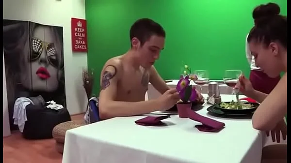 This guy can't believe his luck when Cloe's sucks his cock